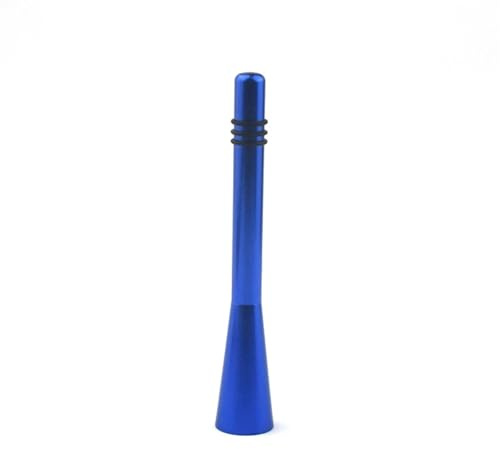 Antena de Radio para Coche Compatible con VW, BMW, Mercedes-Benz, Mazda, Audi y Toyota. Antena automotriz(Blue,Short)