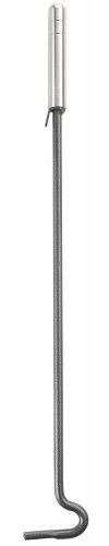 Schössmetall Schürhaken anthrazit Griff Edelstahl Länge 58 cm 04560230