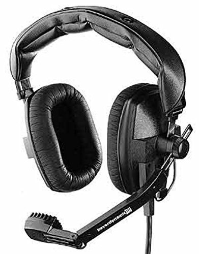 Beyerdynamic DT-109-200-400-BLACK Headset mit dynamischem Hypernierenmikrofon, 400 Ohm, Schwarz