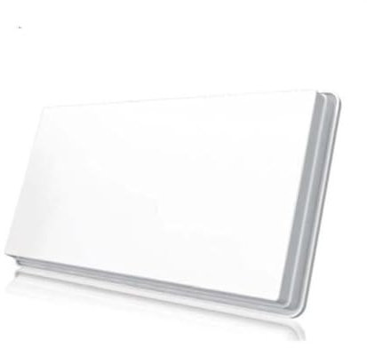 SELFSAT Parabole Satellite Plate 1 Sortie avec LNB intégré + Kit Fixation Fenêtre