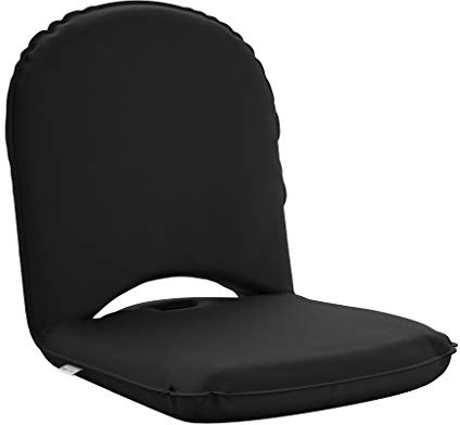 bonVIVO Easy Smart Bodenkissen – japanischer Stuhl, faltbar und tragbar – Bodenstuhl für Meditation, Lesen und Yoga, mit wasserdichtem Bezug
