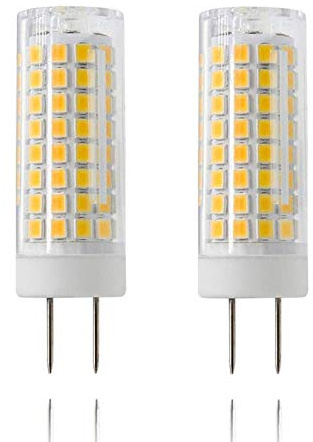 SYXKJ GY8.6 LED Bulb, 7W G8 Led Lamps, 75W Halogen Bulb Replacement, AC120V 750LM, Under Cabinet Counter Light, 2Pack (Warm White 3000k)