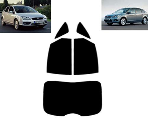 Passgenaue Tönungsfolie für Focus 5-Türen 2005-2011 Heck/Seitenscheiben (20% Schwarz)