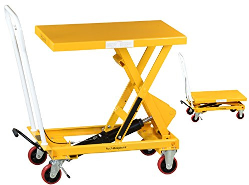 Pro-Lift-Werkzeuge Hubtisch-Wagen 500 kg Hebebühne 880 mm Hubhöhe fahrbarer Scherenwagenheber mobiler Plattformwagen