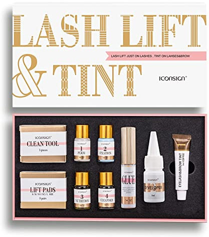 P-Beauty Cosmetic Accessories | Wimpern Lifting & Tint Set | Lifting Set für wunderschöne Wimpern & Wimpern- und Augenbrauenfarbe | Lash Lift Kit & Tint | Wimpern & Augenbrauenfarbe (Braun (Brown))