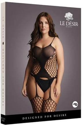 Fence Net Suspender Bodystocking
