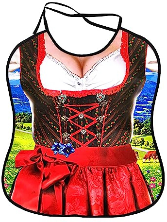 EQLEF Lätzchen Erwachsene Lustig, Lustige Lätzchen für Männer Frauen Waschbar Lätzchen für Erwachsene Lustig Kleiderschutz Erwachsene für Party Geschenke (A)