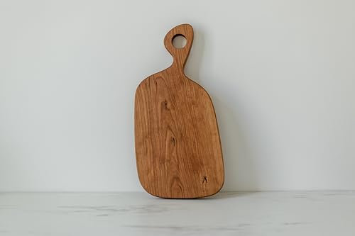 2 Stück Schneidebrett Kirsche groß Manufaktur Martinshof Küchenbrett Hackbretter Brotbretter Kräuterschneidebrett, Aufschnittbrett, Hartholz, Massivholz, Naturholzbrett,Frühstücksbrett