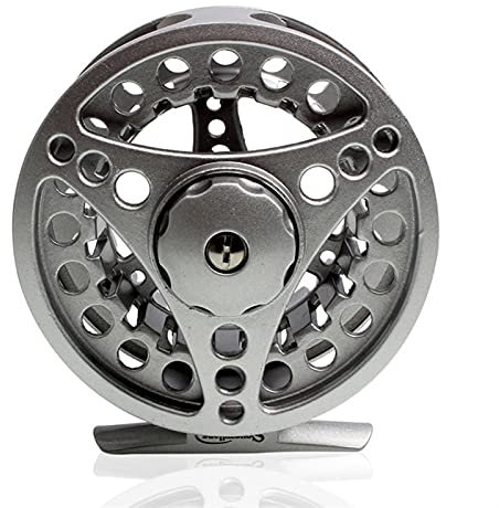 Fliegenfischen Rolle,Fliegenfischen Rollen Fliegenfischen Rollen Aluminiumlegierung 5 / MIT 6 WATT Fliegenrolle Getriebe Micro-Anpassung Drag Fly Fishing Reel de(B)