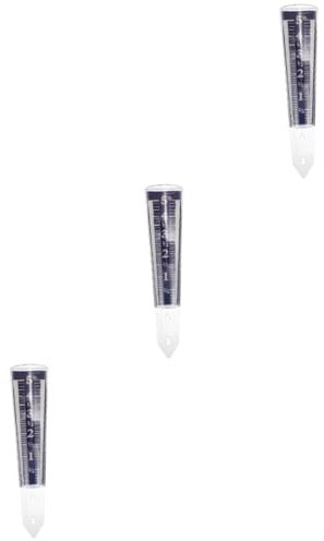 BESPORTBLE Lot De 3 Pluviomètres Précis en Plastique pour Jardin Pelouse Agriculture