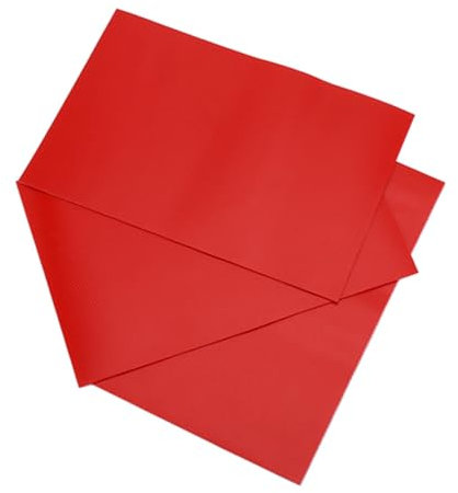 Tomantery 3-teiliges PVC-Reparatur-Patch-Set, PVC-Reparatur-Patch-Set, Sicher und Langlebig, Kleines Schlauchboot-Reparaturset, für die Reparatur von Schlauchbooten, (Rot)