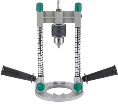 Trapano a Colonna, Staffa for trapano elettrico manuale da 1,5 mm-13 mm Guida di perforazione verticale regolabile Posizionatore Guida ad angolo retto Supporto for localizzazione di tasselli per Legno