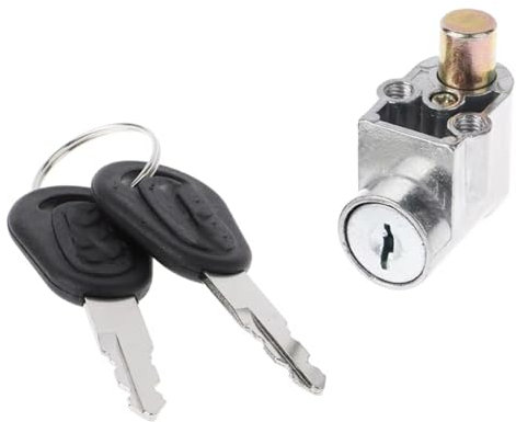 Moto Interruttore Chiave Accensione Per Moto,Bici Elettrica Scooter Bici Elettrica Parti Metallo Moto Batteria Batteria Sicurezza Scatola Blocco Blocco Accensione+2 Chiavi 1 Set