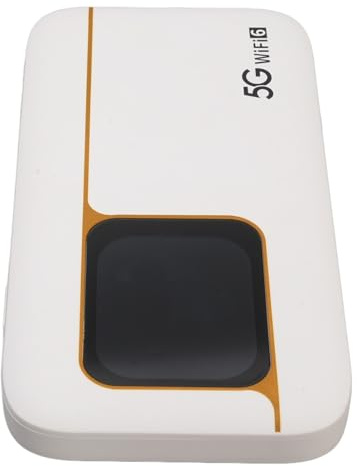 Cuifati Los Puntos de Acceso Móviles de 5G WiFi, Pantalla Táctil de 2,01 Pulgadas Apoyan 16 Dispositivos con la Ranura para Tarjeta de Sim, Router Móvil Portátil de IP67 7100mAh para el