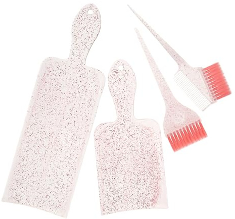 POPETPOP Set de Teinture Cheveux avec Pinceau Peigne et Planche à Mèches pour Balayage DIY Accessoire Coiffure Professionnel pour Salon et Domicile