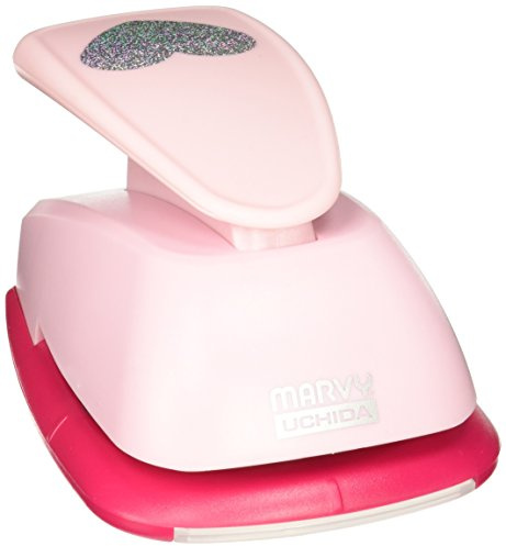 UCHIDA Marvy Uchida Clever Lever Mega Craft Punch, Heart