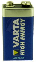 Varta 9 Volt E-Block High Energy Alkaline (lose)