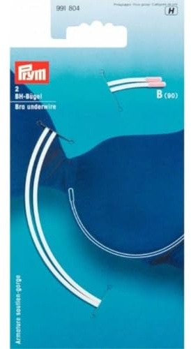 Prym Bügel-BH Cup E, Metall, Weiß, 18,5 x 11 x 0,3 cm