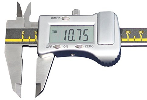 Hogetex Digitaler Messschieber mit Metallgehäuse 0-300mm