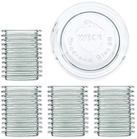 50 Stück Weck Weckdeckel Ersatzdeckel 60 mm Für Einmachgläser Für 80 ml 140 ml 160 ml 220 ml Gläser W