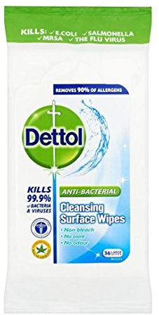Dettol Antibacterial Surface Cleaning Wipes (Pack of 32)