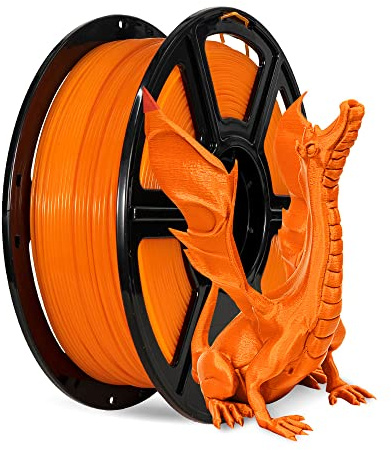 FLASHFORGE PLA 3D-Druck-Filament 1,75 mm und 1 kg Spule für die Creator Series Series (Orange)