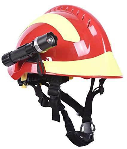 Fadiadem Casque de sécurité Casque de Sauvetage, Casque de Travail léger avec Lampe Frontale, Outil de Sauvetage de Bateau de travailleur pétrolier Outil d'urgence Casque de Sauvetage Anti-Impact
