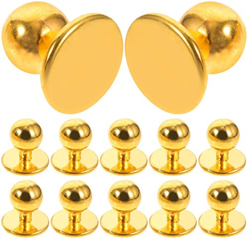 VILLCASE 100 Stück Kochanzugknöpfe Ersatzknöpfe Schwarz/grau Einfaches Aufnähen Auf Mäntel