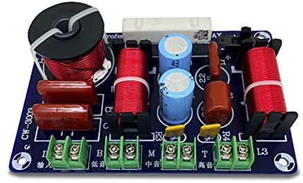 Filtre répartiteur de fréquence hi-fi 3 voies pour haut-parleur