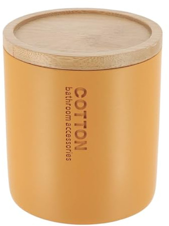 Tendance Wattedose polyresin Deckel Bambus - senf Bambus
