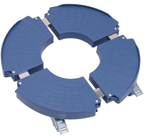 Gefäßroller, Pflanzenroller Einstellbar Blumenroller Blumentopf Rolluntersetzer mit 4 Universalrad Rollbrett, Rund Rollwagen Bremse zum Aufstellen und Bewegen von Topfpflanzen Geräten, bis 400 kg