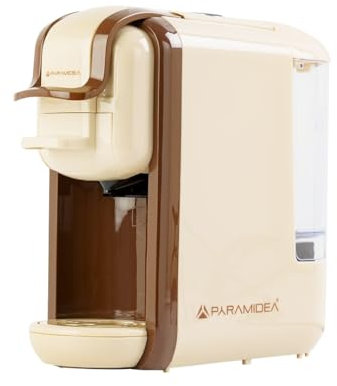 PYRAMIDEA Macchina per Caffè 3 in 1 Compatibile con Nespresso Dolcegusto e Cialde Bevande Fredde da 0,6L Caffè Latte ICP310CM