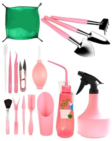 Utensili manuali per esterni, set di attrezzi da giardino, utensili da giardino, utensili ergonomici, pratici da giardino, per amanti delle piante e dei principianti