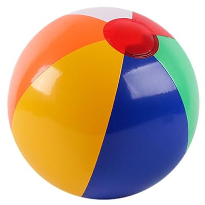 Aufblasbares Strandballspielzeug – Bunter Strandball | Strandwasserbälle | Wasserbälle aufblasbar | Strandspiele Ball Schwimmbadspielzeug | Aufblasbare Strandbälle Wasserspielball für Kinder