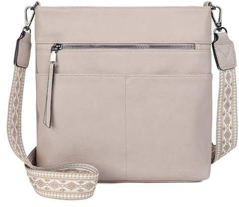 Gladdon handbags for women,damenhandtasche,umhängetasche damen mittelgroß,Crossbody Bag, Leder handtaschen multi pochette tasche,Schultertasche mit Breite Schultergurte Jacquard-Gewebe