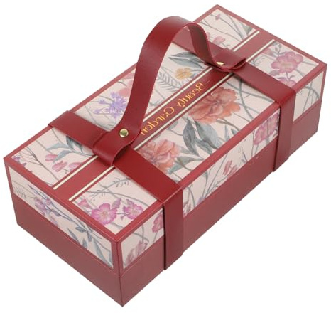OKUMEYR Geschenkbox Mit Griff Für Hochzeitsgeschenke Partygeschenke Aus Robustem Material Groß Genug Für Snacks Süßigkeiten
