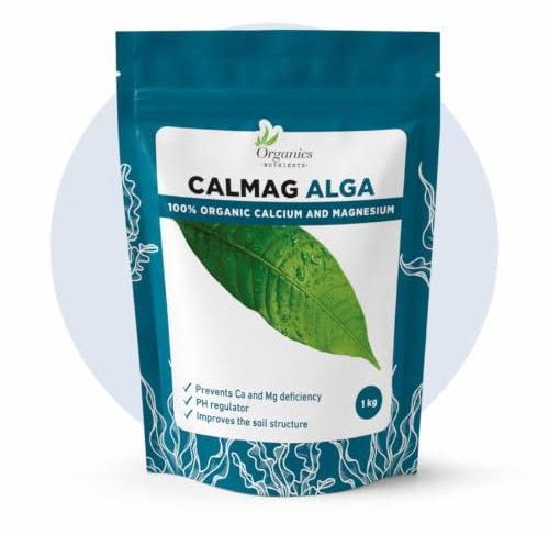 Organics Nutrients CalMag alga – Natürlicher Bodenverbesserer mit Kalzium und Magnesium, reguliert pH-Wert, stärkt Pflanzen und erhöht Erträge, geeignet für Bio-Landbau