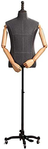 SHANYAYALI Model Props Herren Anzüge Schaufensterpuppe Büste Bekleidungsgeschäft Schaufenster Präsentationsständer Kunstholzrahmen (C,M)