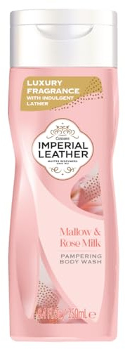 Imperial Leather Mallow & Rose Milk Shower Gel | Luxurious Creamy Lather | Delicate Floral Fragrance | Gentle & Nourishing Formula | 250ml.
