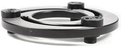 Gertrude 6 Zoll DREI-Backen-Futter Einstellbar Stahl Weich Backen-Bohrring Für CNC Drehmaschinen-Futter Weiche Aufsatzbacken Bohrungsreparatur Klauenvorrichtung Silver,6in