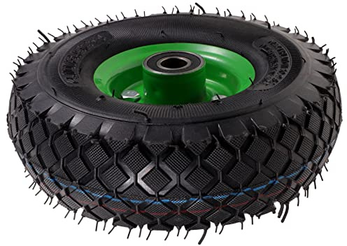 ANDRESLAD Pneu De Brouette pour Roue Silencieuse De Chariot De Jardin Remplacement Simple Et Pratique avec Absorption des Chocs