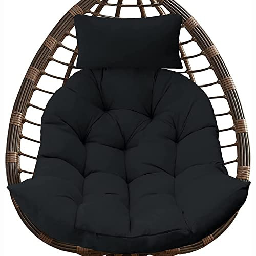 Hängesessel mit Ständer für den Außenbereich, Rattan-Hängematte, Schaukel für den Innen- und Außenbereich, stilvoller 120 x 105 cm Stuhl für Balkon, Garten und Schlafzimmer, Entspannung