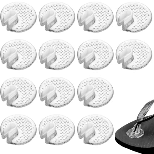 7 par halkskydd, tåskydd, flip-flop, återanvändbart tåskydd, silikon för flip-flops, antifriktionsmedel, tåseparator, skydd, klar tåseparator, silikonkuddar, för män och kvinnor