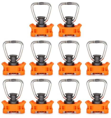 PENCHEAK Rieles de aerolínea, accesorios de extremo único para amarre seguro y transporte de remolques, control de carga, autocaravanas, garajes traseros, accesorios de extremo de aerolínea