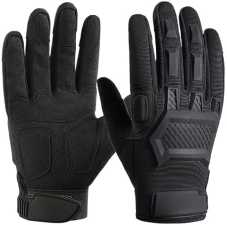 Gants d'équitation pour homme à écran tactile avec doigts entiers, gants de sport d'extérieur antidérapants