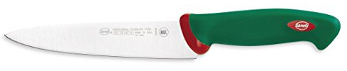 Sanelli Premana Coltello Cucina, Acciaio Inossidabile, Verde, 18 cm