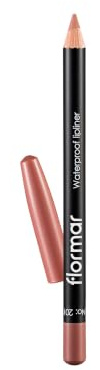 Flormar Lipliner Wasserfest 201 Naturally Nude – Langanhaltender, Wischfester Lippenkonturenstift – Cremige Textur-für-Definierte Lippen – Für Alle Hauttöne Geeignet – Lip Pencil Naturton