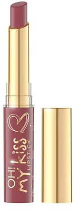 Eveline Cosmetics Oh! My Kiss Veganer Lippenstift mit Sheabutter - Farbton 05 Oh! Katie - Feuchtigkeitsspendend & Nährend
