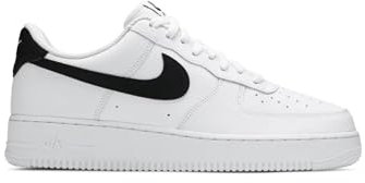 Nike Herren Air Force 1 '07 Sneaker, Weiß Schwarz, 42.5 EU