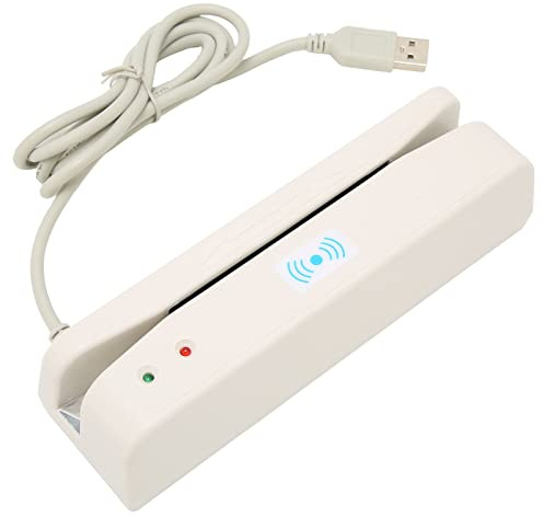 BROLEO Lector de Tarjetas, Skimmer de Tarjetas de Crédito Estable, Liviano y Confiable para Autenticación de Identidad para Sistema POS para Sistema Bancario